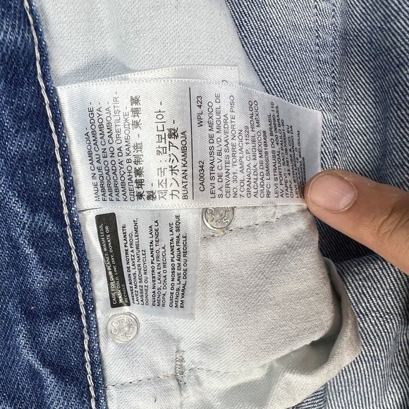 Levi’s Silvertab Jeans Men’s 30x30 Straight USA Ripped Distressed Denim - Picture 16 of 16